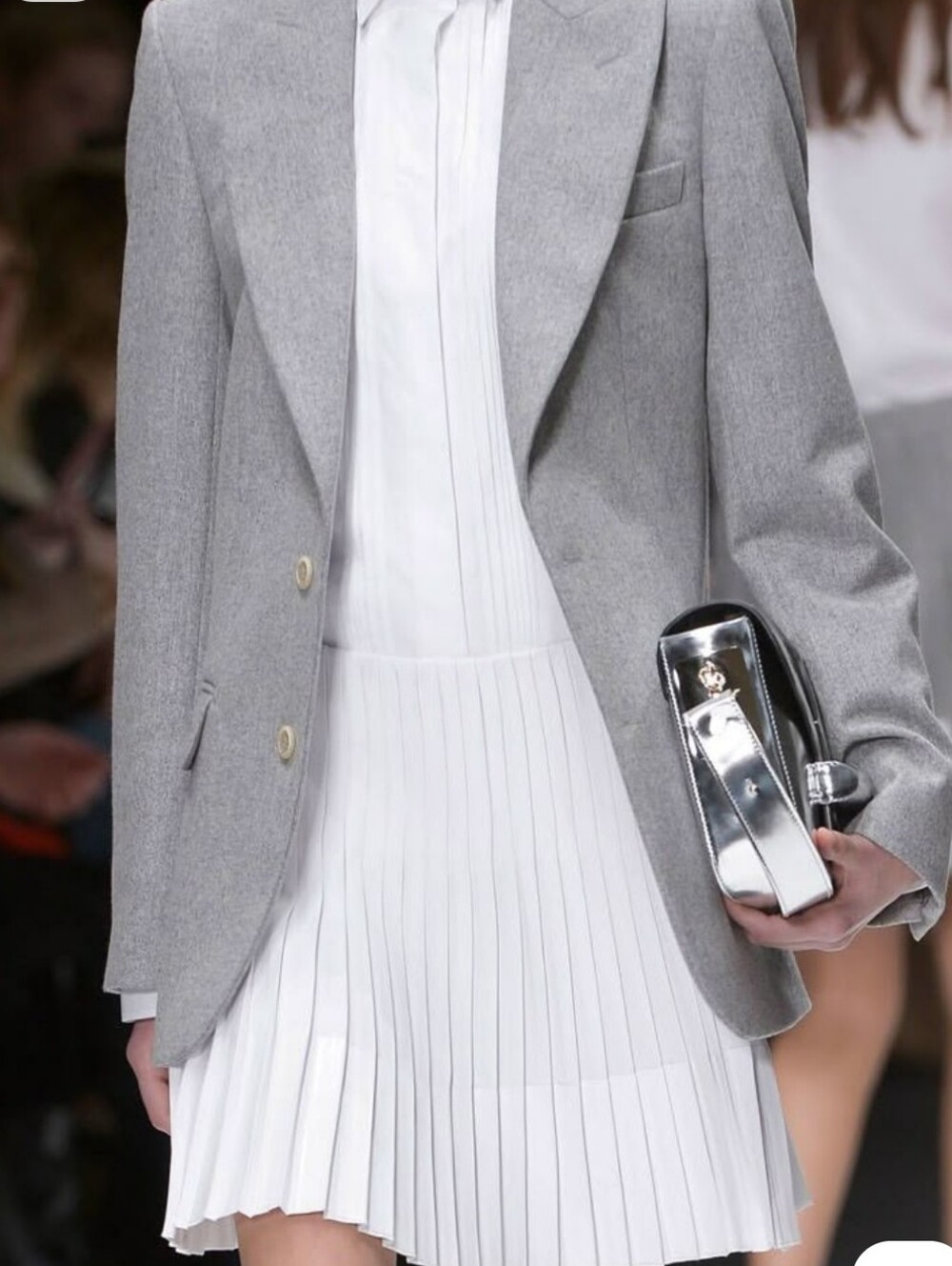 Calvin Klein Women's Gray Blazer